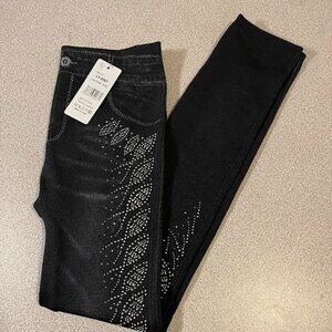 YUNA Fashion Blingy Leggings ~ ONE SIZE ~ NWT